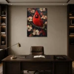 Premium Wall Art Dikey Html Edition – ANIMALNW2043 displayed in a contemporary gallery-inspired room
