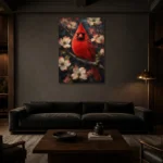 Premium Wall Art Dikey Html Edition – ANIMALNW2043 shown in a warm modern interior