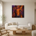 Premium Wall Art Kare Html Edition – ANIMALNW2057 styled in a refined neutral interior