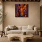 Premium Wall Art Kare Html Edition – ANIMALNW2057 presented in a sophisticated home setting