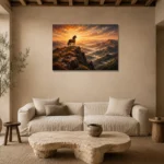 Premium Wall Art Yatay Html Edition – ANIMALNW2065 presented in a sophisticated home setting