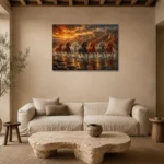 Premium Wall Art Yatay Html Edition – ANIMALNW2068 presented in a sophisticated home setting