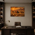 Premium Wall Art Yatay Html Edition – ANIMALNW2069 displayed in a contemporary gallery-inspired room