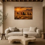 Premium Wall Art Yatay Html Edition – ANIMALNW2069 presented in a sophisticated home setting