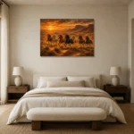 Premium Wall Art Yatay Html Edition – ANIMALNW2069 showcased in an elegant minimalist interior