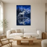 Premium Wall Art Dikey Html Edition – ANIMALNW2071 styled in a refined neutral interior