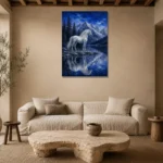 Premium Wall Art Dikey Html Edition – ANIMALNW2071 presented in a sophisticated home setting