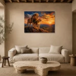 Premium Wall Art Yatay Html Edition – ANIMALNW2088 presented in a sophisticated home setting