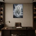 Premium Wall Art Dikey Html Edition – ANIMALNW2092 displayed in a contemporary gallery-inspired room