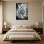 Premium Wall Art Dikey Html Edition – ANIMALNW2092 showcased in an elegant minimalist interior