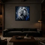 Premium Wall Art Kare Html Edition – ANIMALNW2095 shown in a warm modern interior