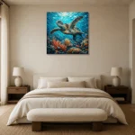 Premium Wall Art Kare Html Edition – ANIMALNW2097 showcased in an elegant minimalist interior