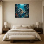 Premium Wall Art Kare Html Edition – ANIMALNW2098 showcased in an elegant minimalist interior