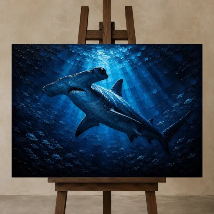 Premium Wall Art Yatay Html Edition – ANIMALNW2103 displayed on a studio easel