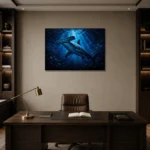 Premium Wall Art Yatay Html Edition – ANIMALNW2103 displayed in a contemporary gallery-inspired room