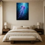 Premium Wall Art Dikey Html Edition – ANIMALNW2106 showcased in an elegant minimalist interior