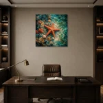 Premium Wall Art Kare Html Edition – ANIMALNW2109 displayed in a contemporary gallery-inspired room
