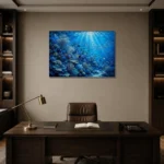 Premium Wall Art Yatay Html Edition – ANIMALNW2119 displayed in a contemporary gallery-inspired room