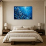 Premium Wall Art Yatay Html Edition – ANIMALNW2119 showcased in an elegant minimalist interior