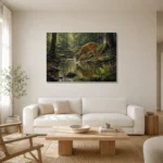 Premium Wall Art Yatay Html Edition – ANIMALNW2131 styled in a refined neutral interior