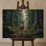 Premium Wall Art Yatay Html Edition – ANIMALNW2132 displayed on a studio easel