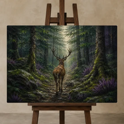 Premium Wall Art Yatay Html Edition – ANIMALNW2132 displayed on a studio easel