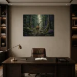 Premium Wall Art Yatay Html Edition – ANIMALNW2132 displayed in a contemporary gallery-inspired room