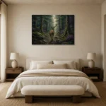 Premium Wall Art Yatay Html Edition – ANIMALNW2132 showcased in an elegant minimalist interior