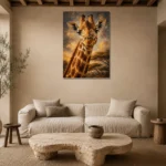 Premium Wall Art Dikey Html Edition – ANIMALNW2138 presented in a sophisticated home setting