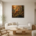 Premium Wall Art Kare Html Edition – ANIMALNW2139 styled in a refined neutral interior
