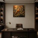 Premium Wall Art Kare Html Edition – ANIMALNW2139 displayed in a contemporary gallery-inspired room