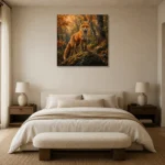 Premium Wall Art Kare Html Edition – ANIMALNW2139 showcased in an elegant minimalist interior