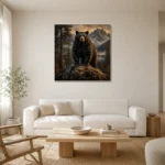 Premium Wall Art Kare Html Edition – ANIMALNW2142 styled in a refined neutral interior