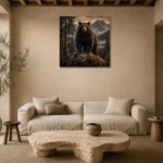Premium Wall Art Kare Html Edition – ANIMALNW2142 presented in a sophisticated home setting