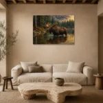 Premium Wall Art Yatay Html Edition – ANIMALNW2146 presented in a sophisticated home setting