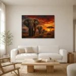 Premium Wall Art Yatay Html Edition – ANIMALNW2148 styled in a refined neutral interior