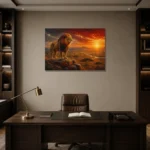 Premium Wall Art Yatay Html Edition – ANIMALNW2149 displayed in a contemporary gallery-inspired room