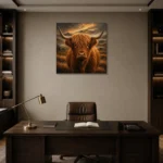 Premium Wall Art Kare Html Edition – ANIMALNW2154 displayed in a contemporary gallery-inspired room