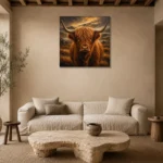 Premium Wall Art Kare Html Edition – ANIMALNW2154 presented in a sophisticated home setting