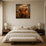 Premium Wall Art Kare Html Edition – ANIMALNW2154 showcased in an elegant minimalist interior