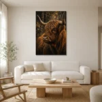 Premium Wall Art Dikey Html Edition – ANIMALNW2159 styled in a refined neutral interior