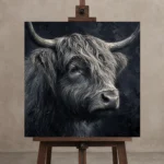 Premium Wall Art Kare Html Edition – ANIMALNW2165 displayed on a studio easel