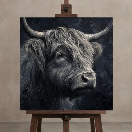 Premium Wall Art Kare Html Edition – ANIMALNW2165 displayed on a studio easel