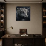 Premium Wall Art Kare Html Edition – ANIMALNW2165 displayed in a contemporary gallery-inspired room