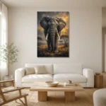 Premium Wall Art Dikey Html Edition – ANIMALNW2166 styled in a refined neutral interior