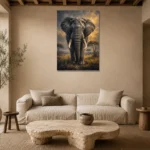 Premium Wall Art Dikey Html Edition – ANIMALNW2166 presented in a sophisticated home setting