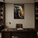 Premium Wall Art Dikey Html Edition – ANIMALNW2168 displayed in a contemporary gallery-inspired room