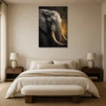 Premium Wall Art Dikey Html Edition – ANIMALNW2168 showcased in an elegant minimalist interior