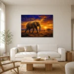 Premium Wall Art Yatay Html Edition – ANIMALNW2172 styled in a refined neutral interior
