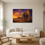 Premium Wall Art Yatay Html Edition – ANIMALNW2173 styled in a refined neutral interior